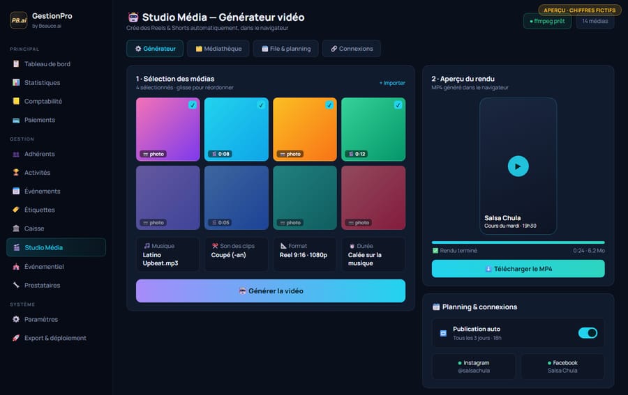 Studio Média GestionPro